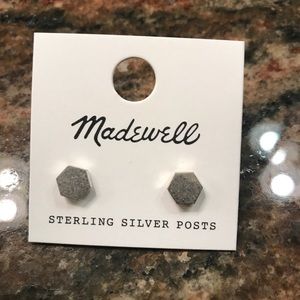 **BRAND NEW MADEWELL SILVER STUDS**